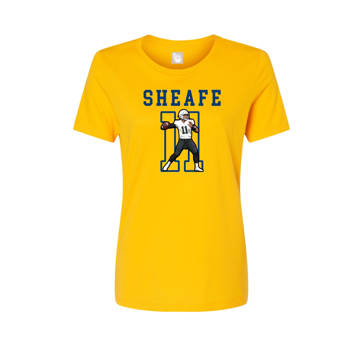 Fitted Women's Tee — Shirsey in Gold
