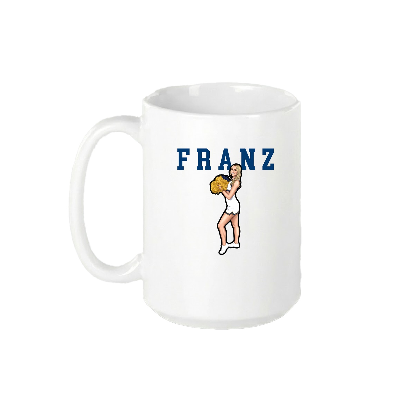 15oz Coffee Mug — Shirsey in White