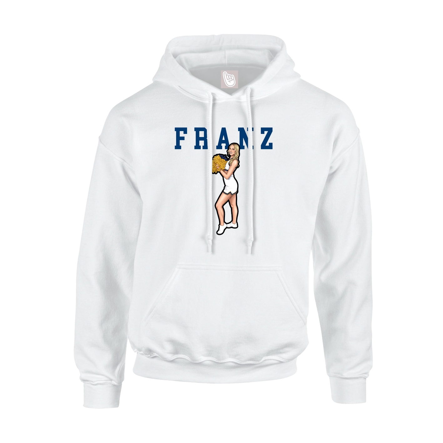 Hoodie — Shirsey in White