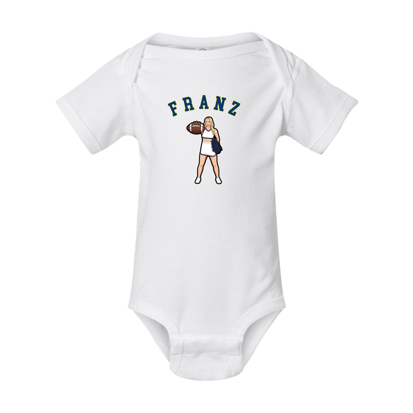 Baby Onesie — Shirsey Arch in White