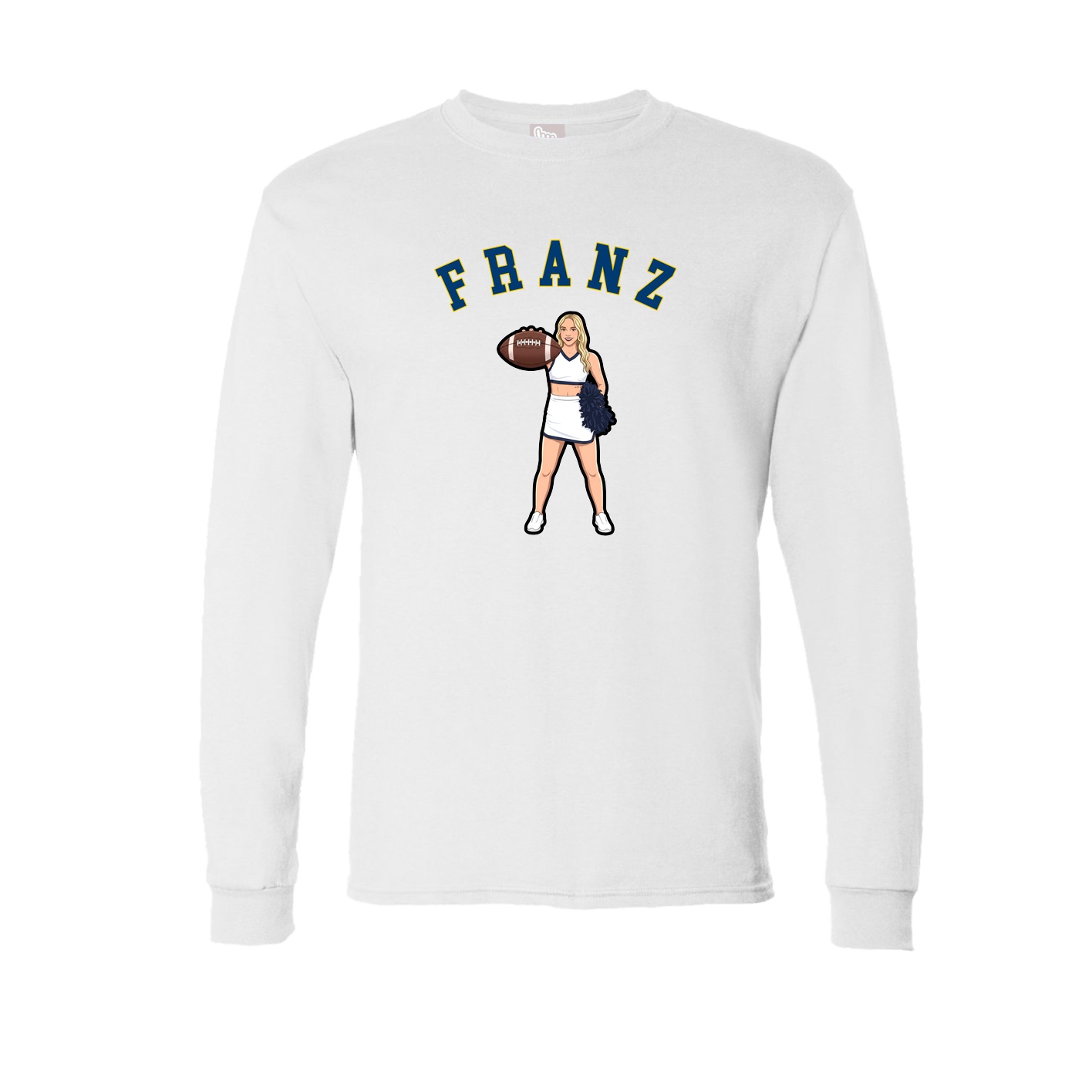 Long Sleeve Tee — Shirsey Arch in White