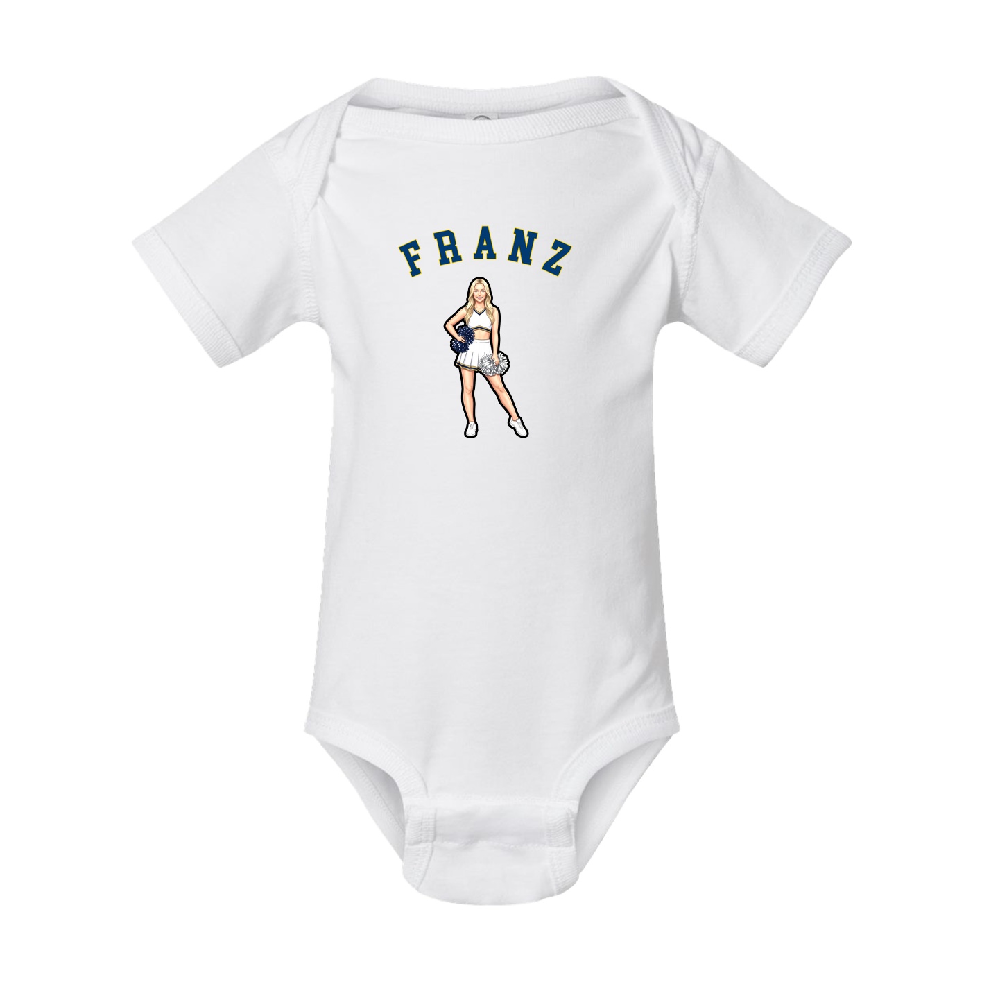 Baby Onesie — Shirsey Arch in White