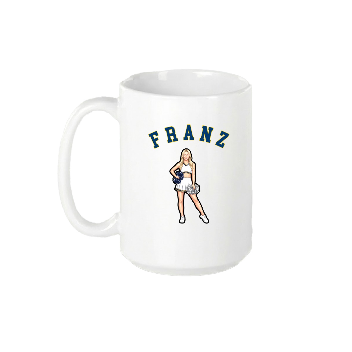 15oz Coffee Mug — Shirsey Arch in White