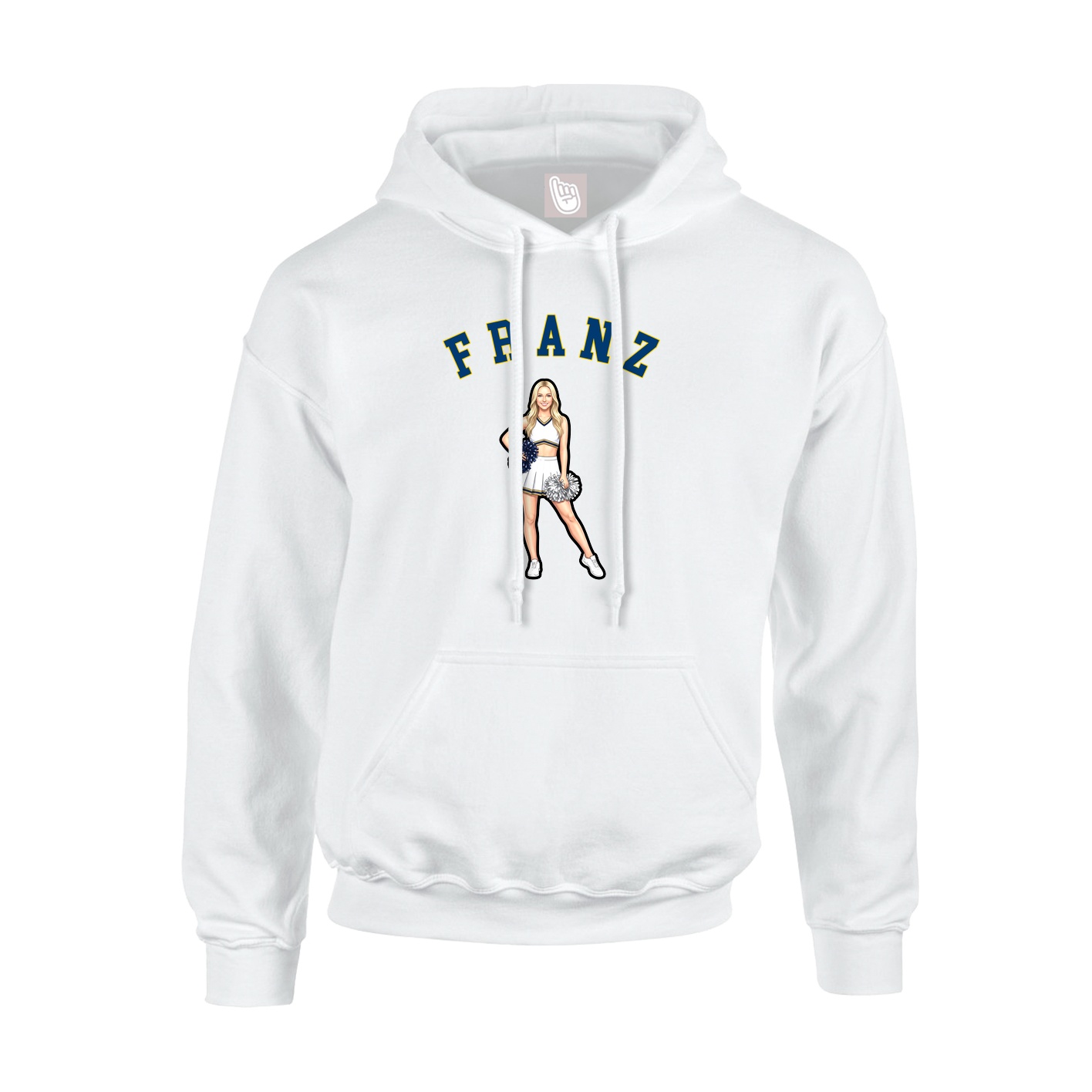 Hoodie — Shirsey Arch in White