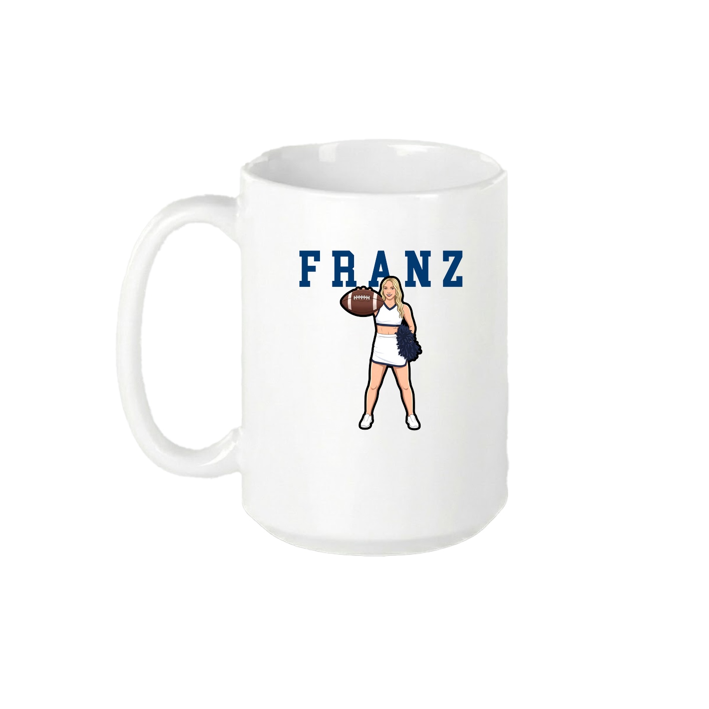 15oz Coffee Mug — Shirsey in White