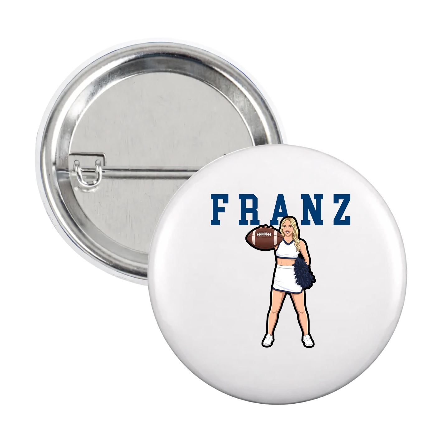 Game Day Button — Shirsey in White