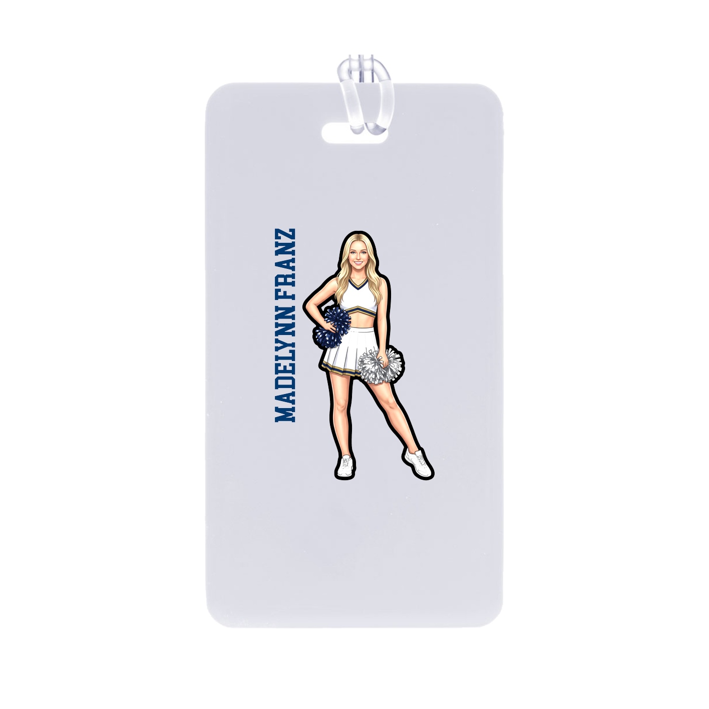 Bag Tag — Name Vertical in Classic