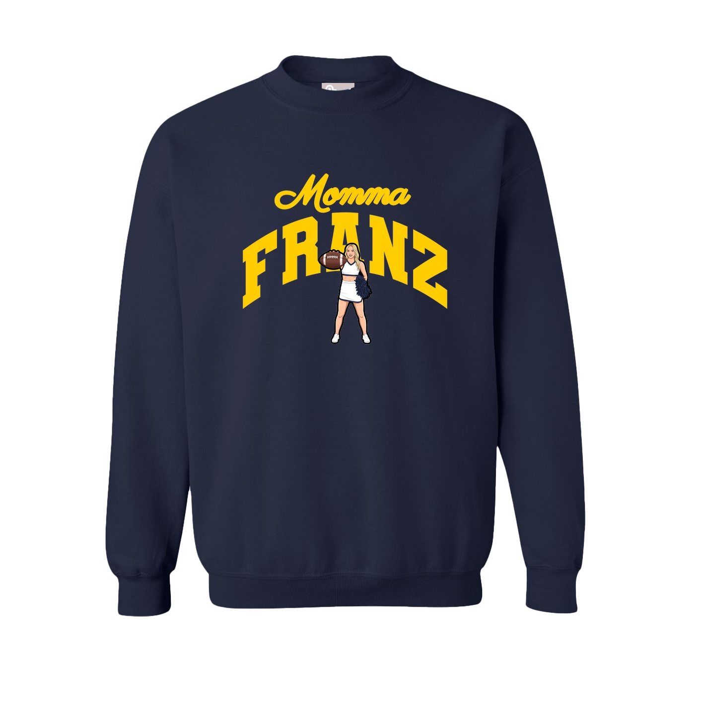 Fleece Crew — Mothers Day Arch in Navy