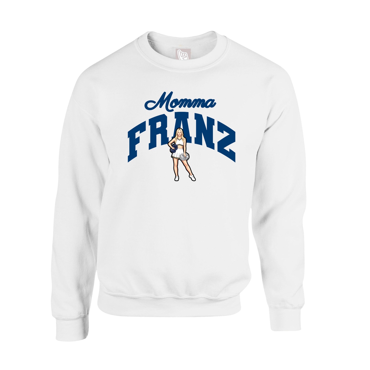 Fleece Crew — Mothers Day Arch in White