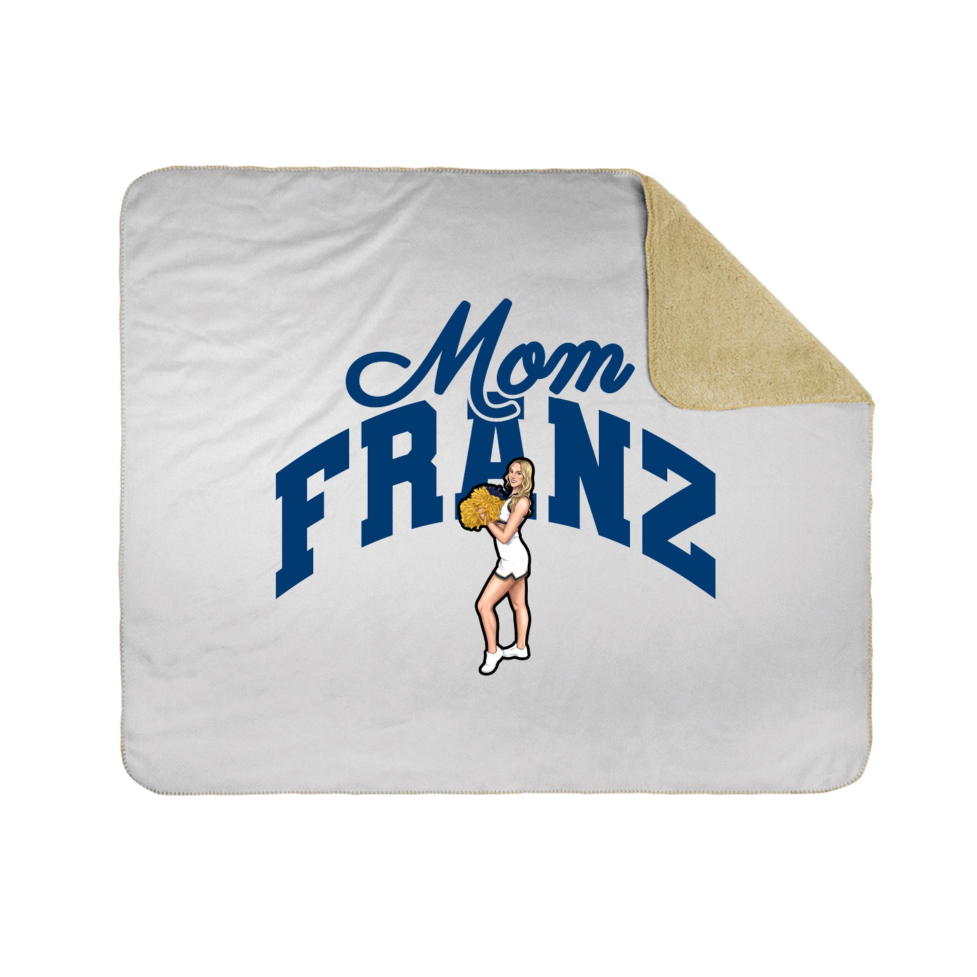 Throw Blanket — Mothers Day Arch in White