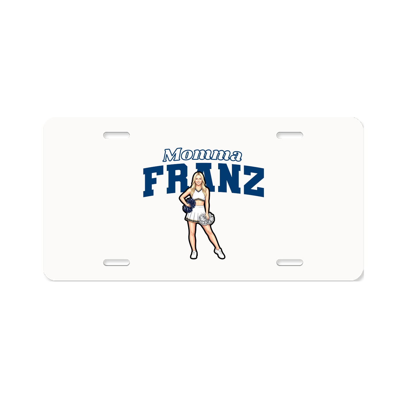 License Plate — Mothers Day Block in Classic