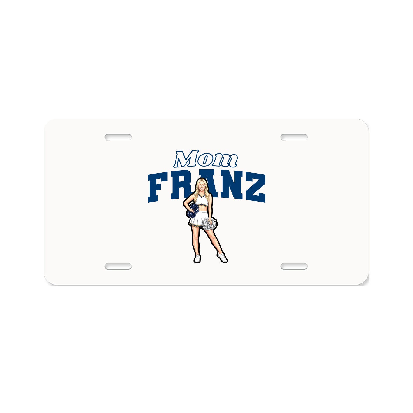 License Plate — Mothers Day Block in Classic