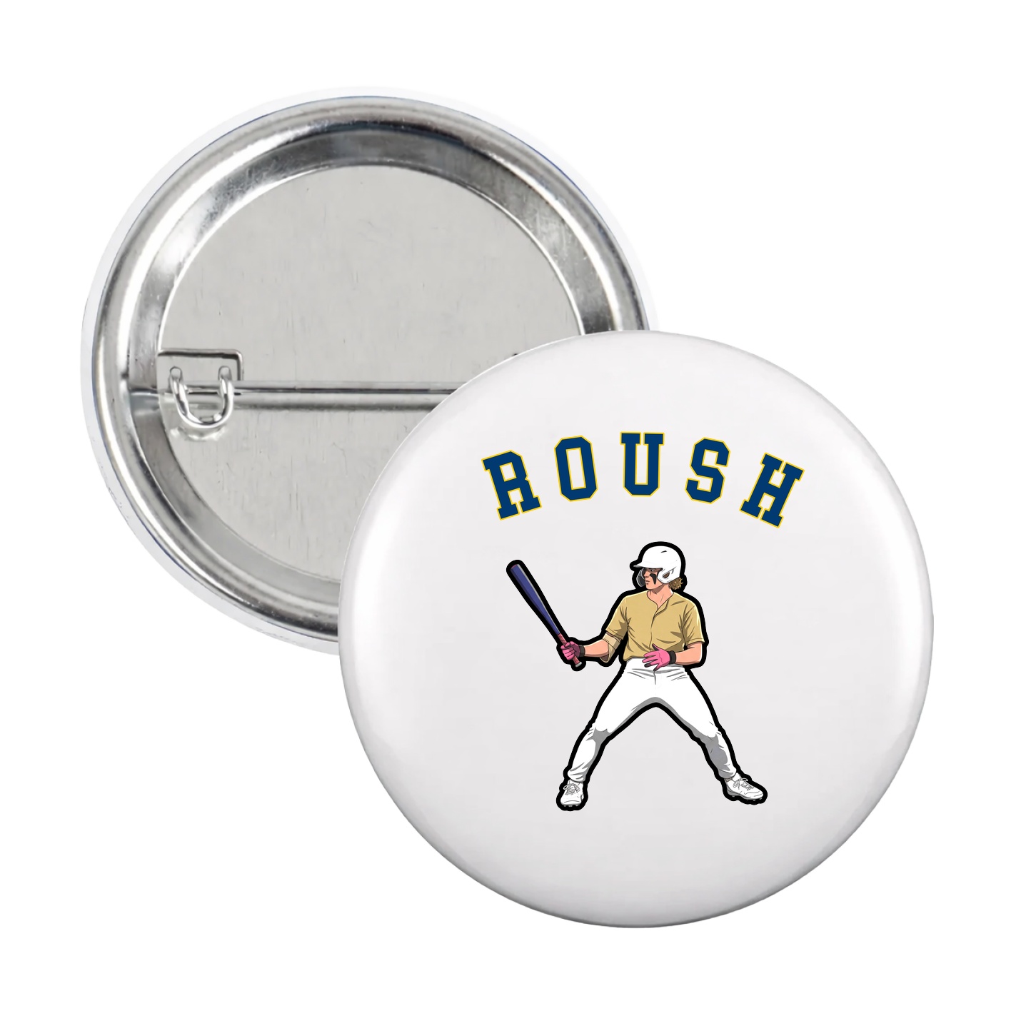 Game Day Button — Shirsey Arch in White