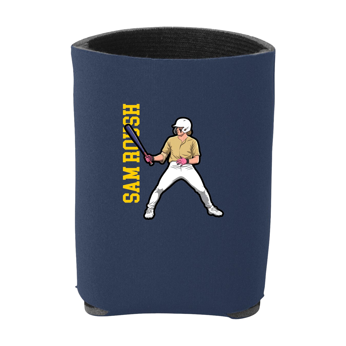 Can Holder — Name Vertical in Navy