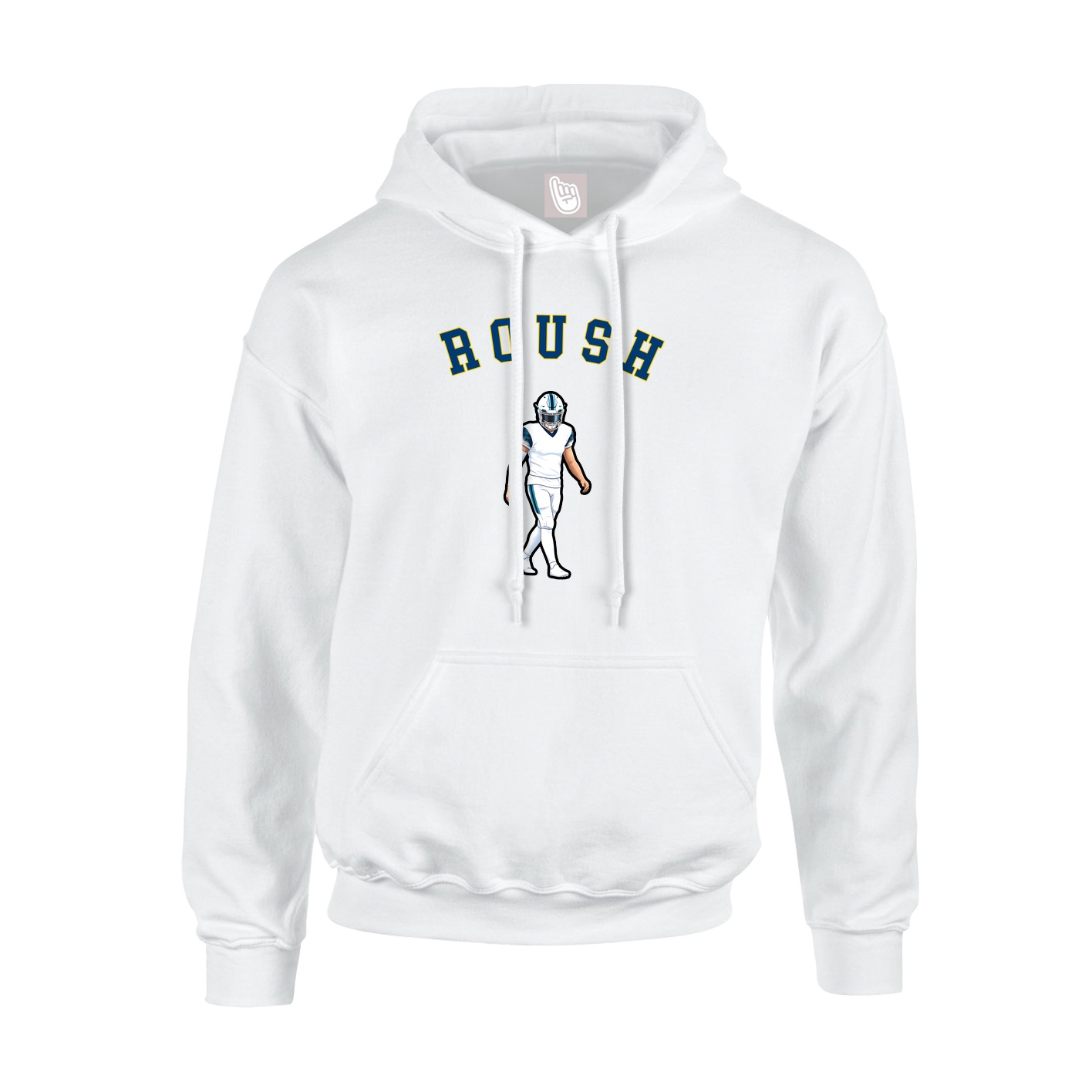 Youth Hoodie — Shirsey Arch in White