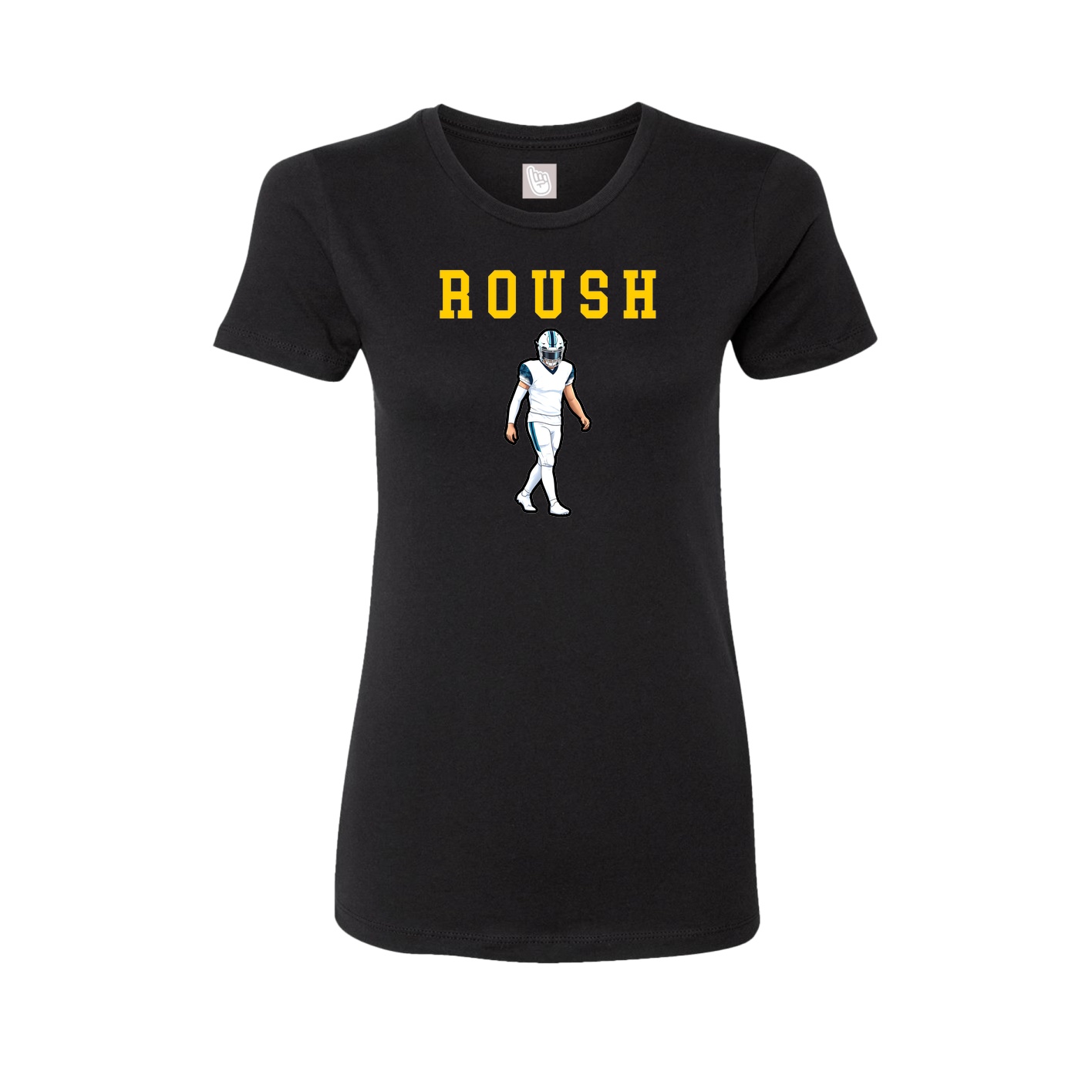 Fitted Women's Tee — Shirsey in Black