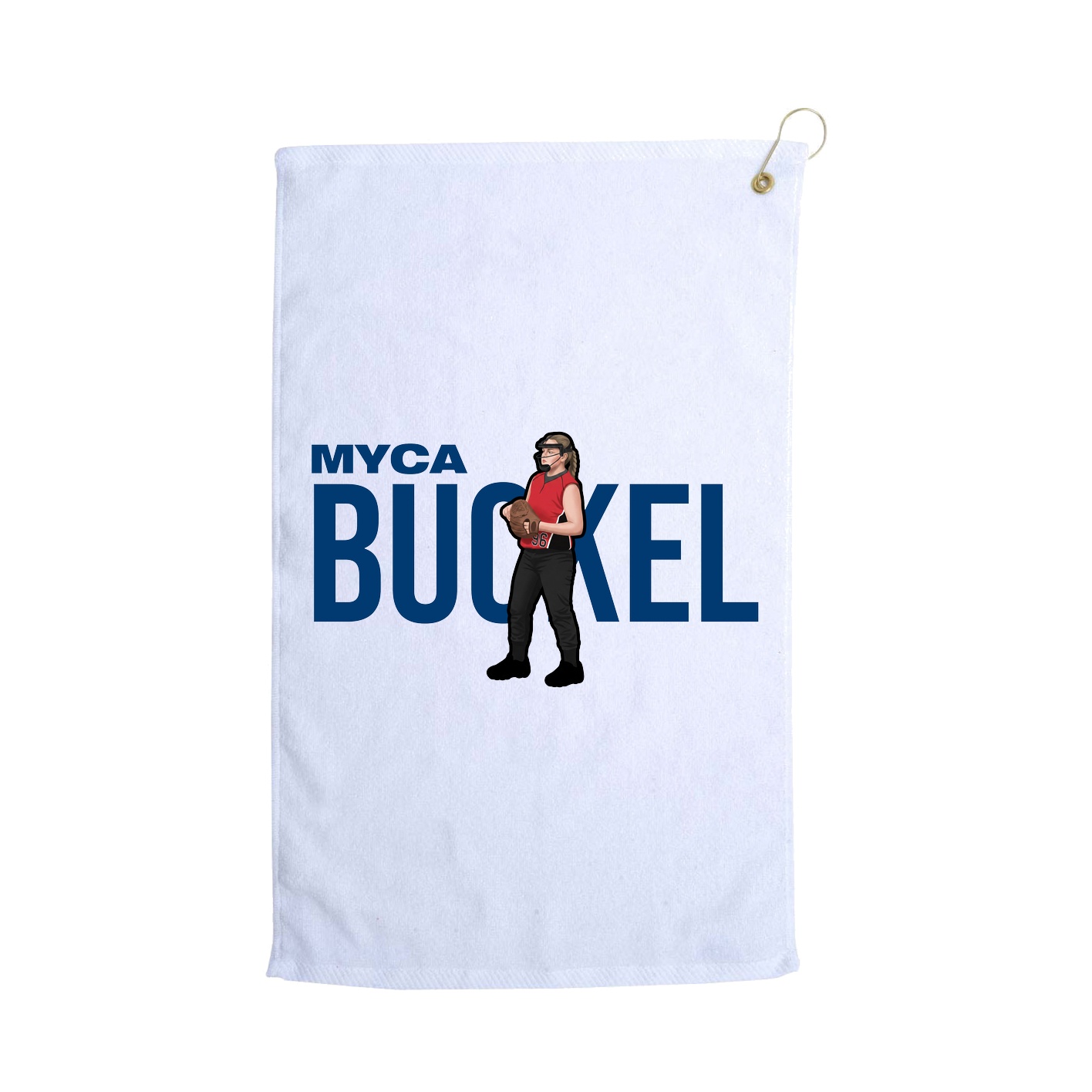Golf Towel — Player Name in White