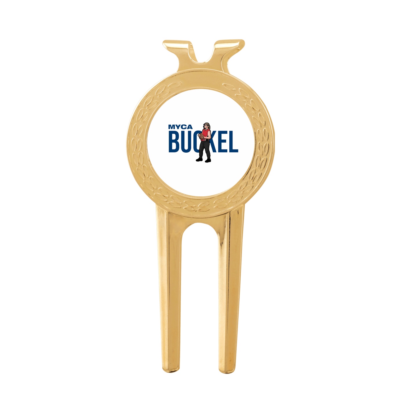 Divot Tool with Ball Marker — Player Name in Classic