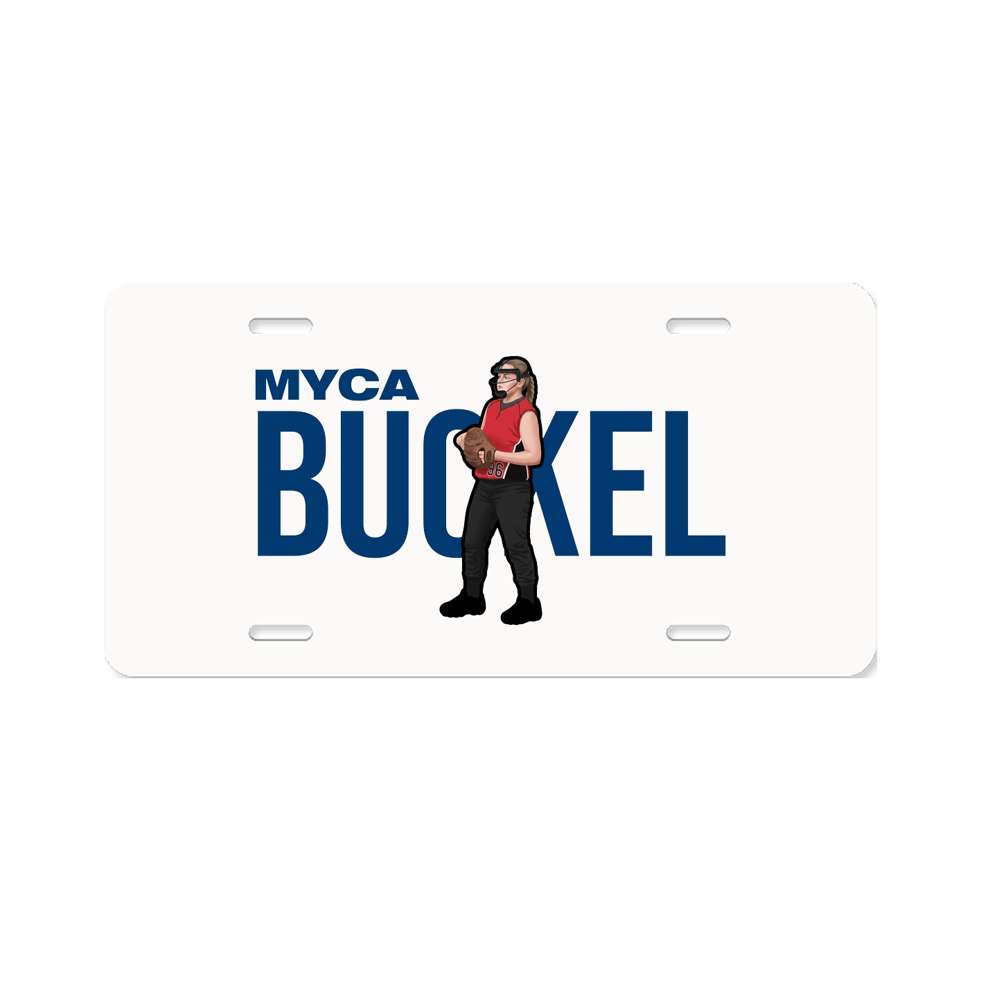 License Plate — Player Name in Classic
