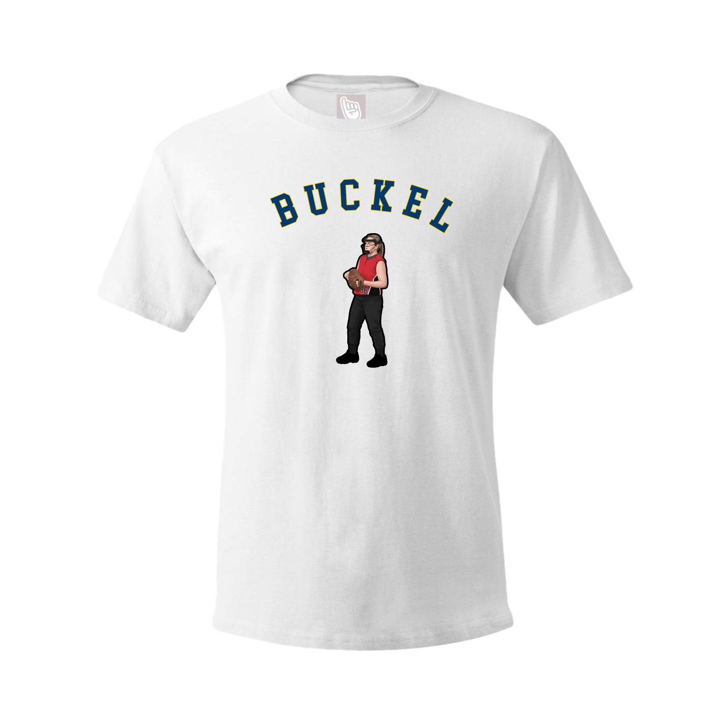 Youth Tee — Shirsey Arch in White