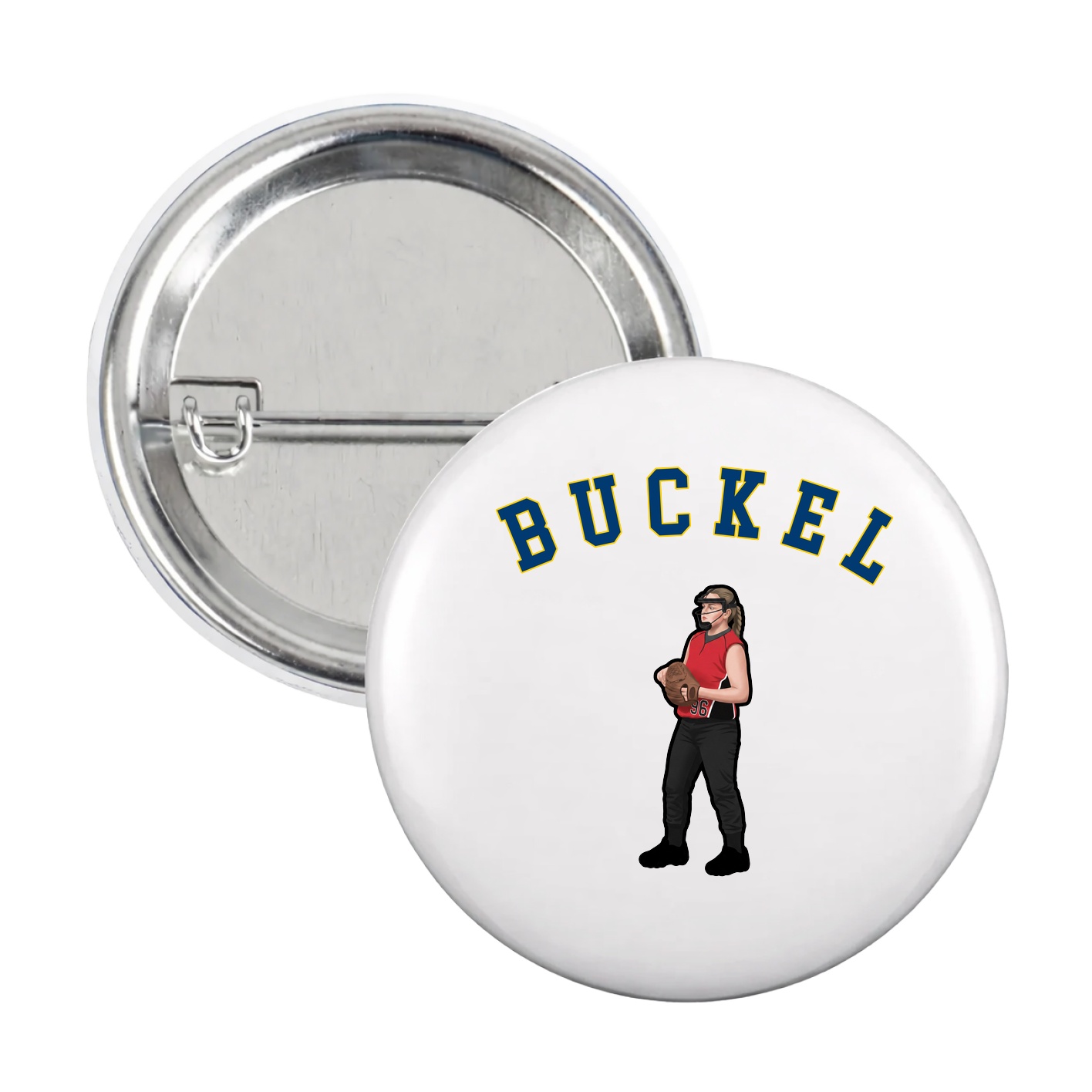 Game Day Button — Shirsey Arch in White