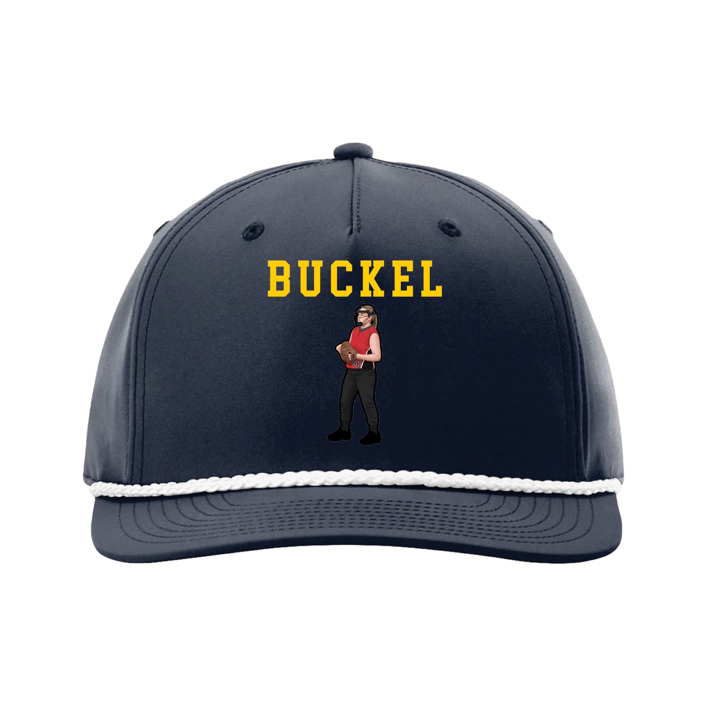 Five-Panel Classic Rope Cap — Shirsey in Navy