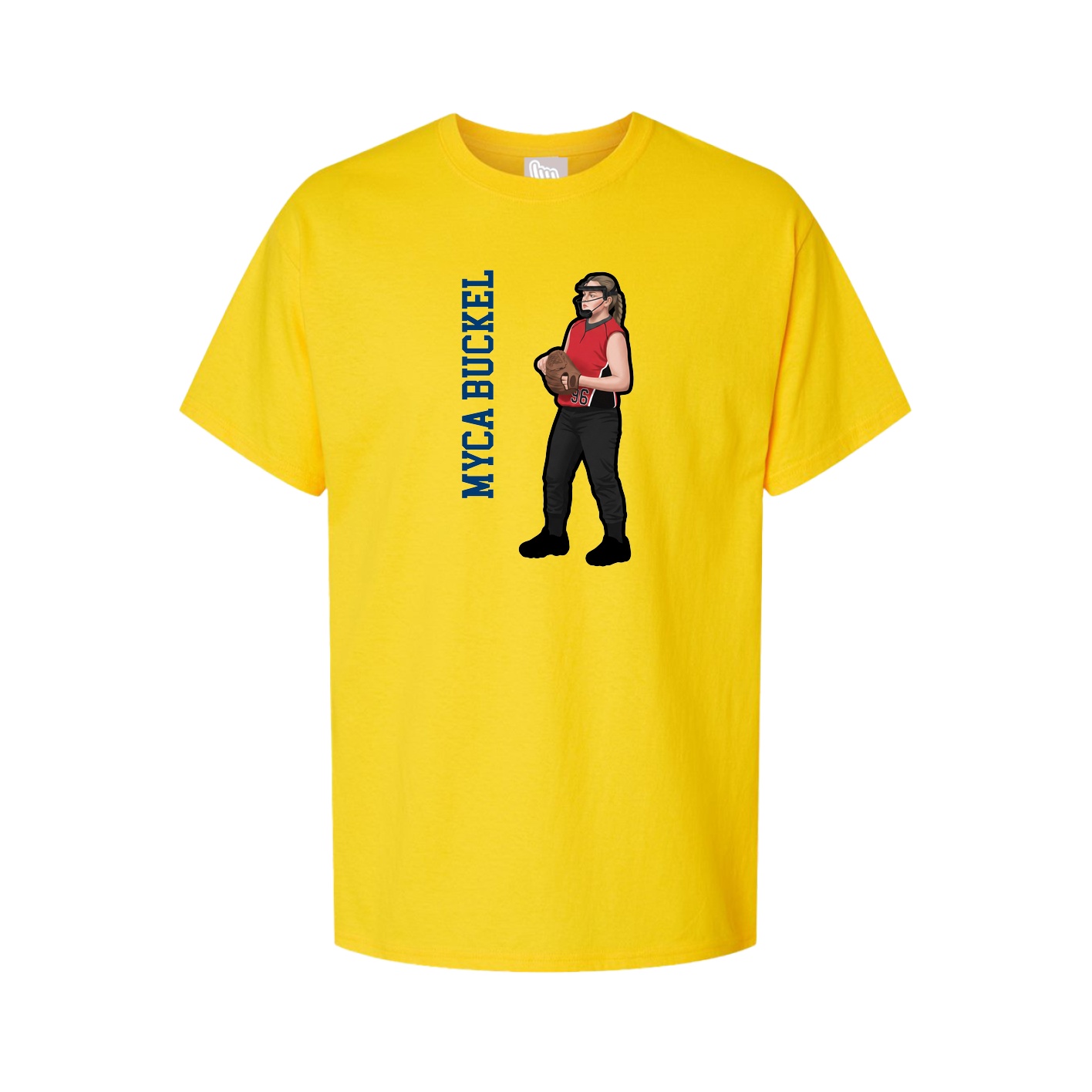 Tee — Name Vertical in Gold