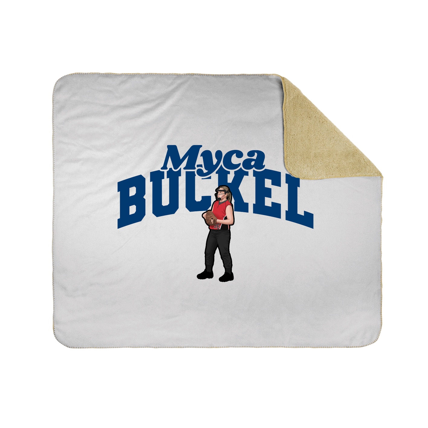 Throw Blanket — Signature Arch in White