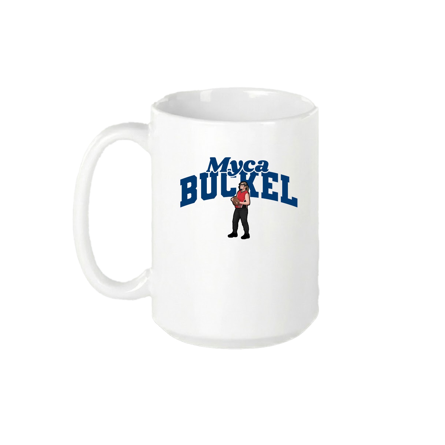 15oz Coffee Mug — Signature Arch in White