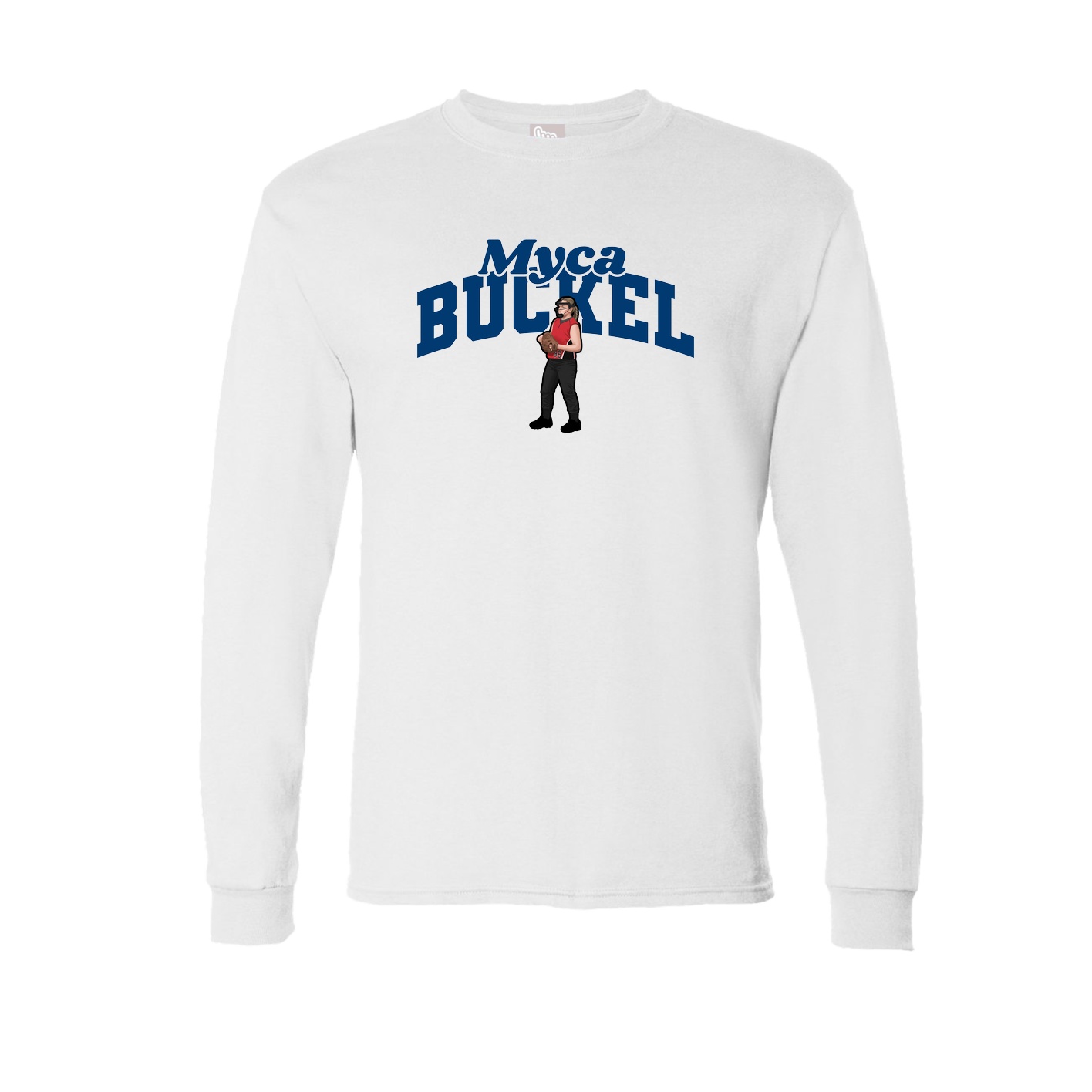 Long Sleeve Tee — Signature Arch in White