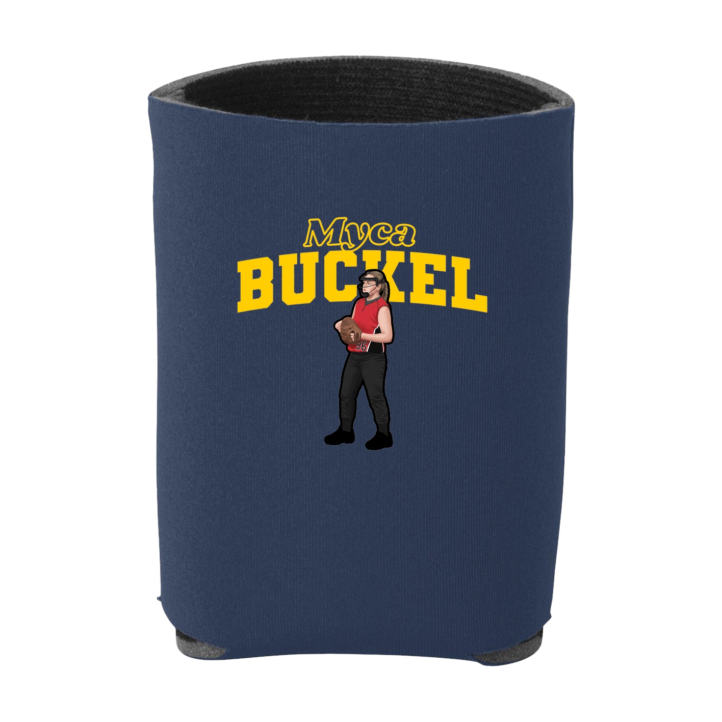 Can Holder — Name Arch in Navy