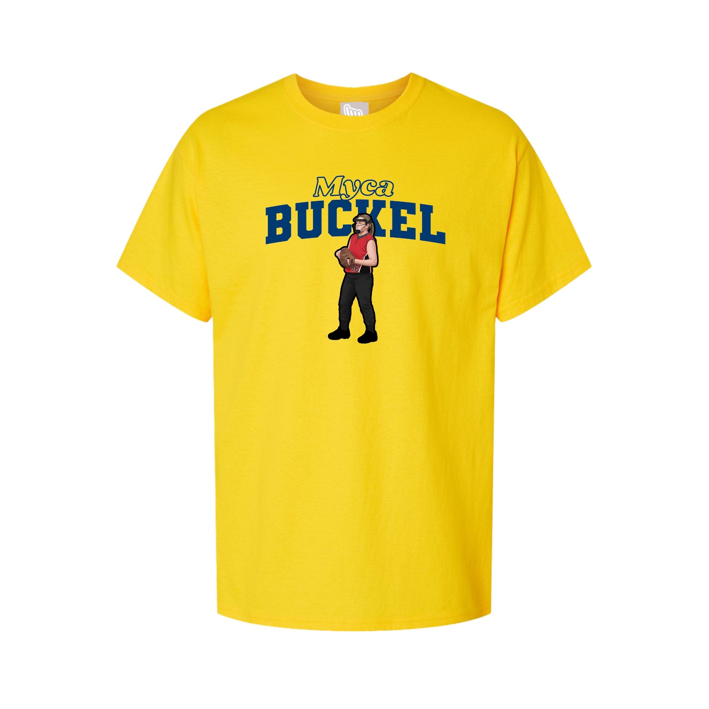 Youth Tee — Name Arch in Gold