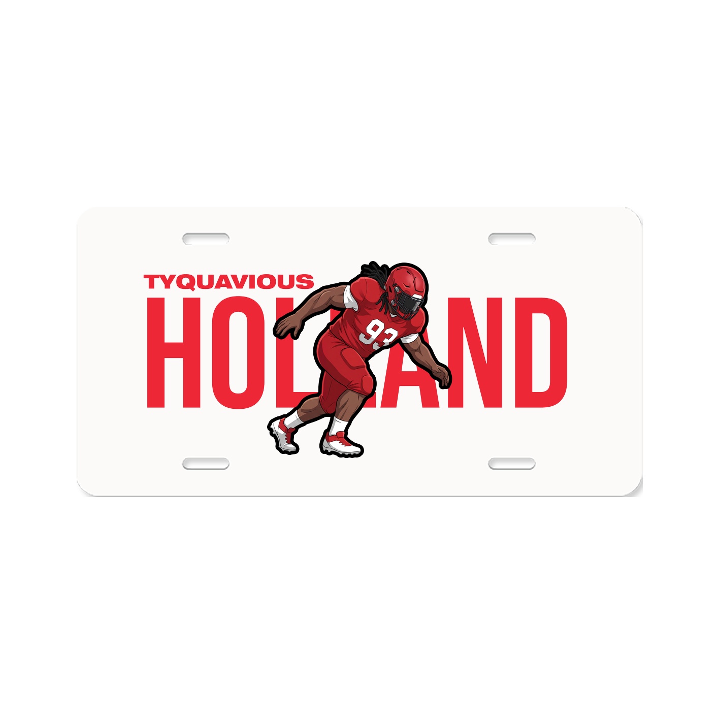 License Plate — Player Name in Classic