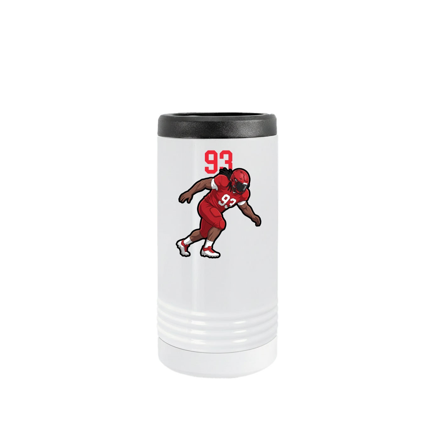 Slim Beverage Holder — Number Top in White