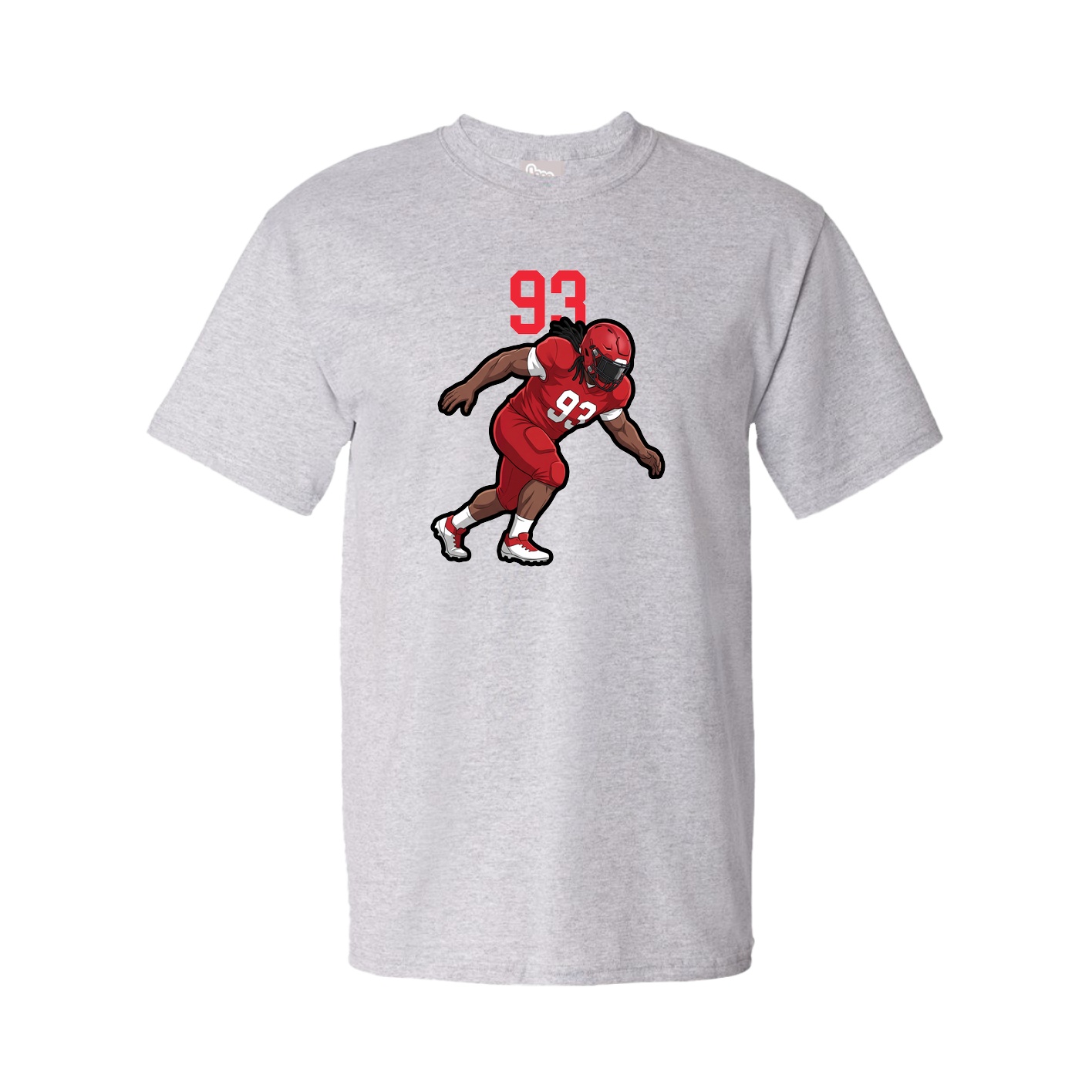 Tee — Number Top in Grey