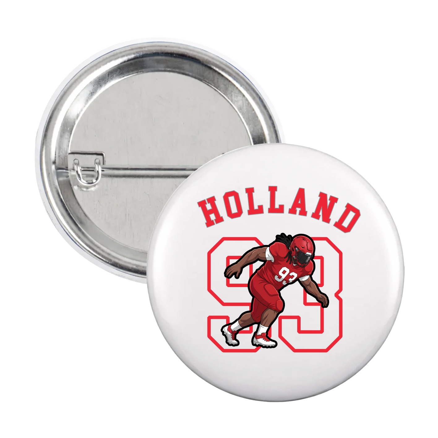 Game Day Button — Shirsey Arch in White