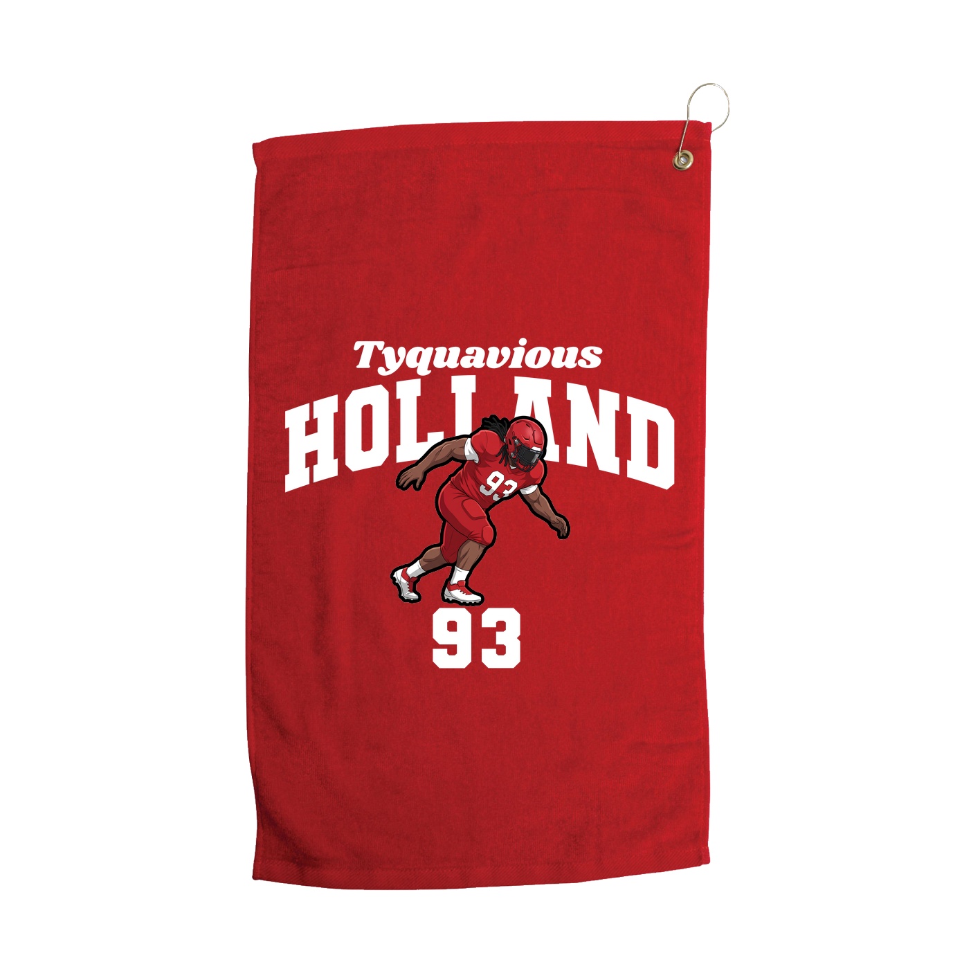 Golf Towel — Signature Arch in Red