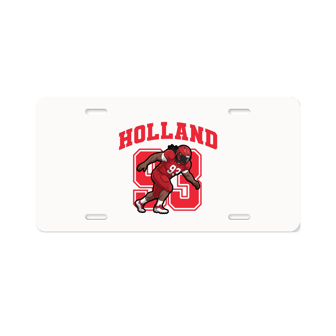 License Plate — Number in Classic