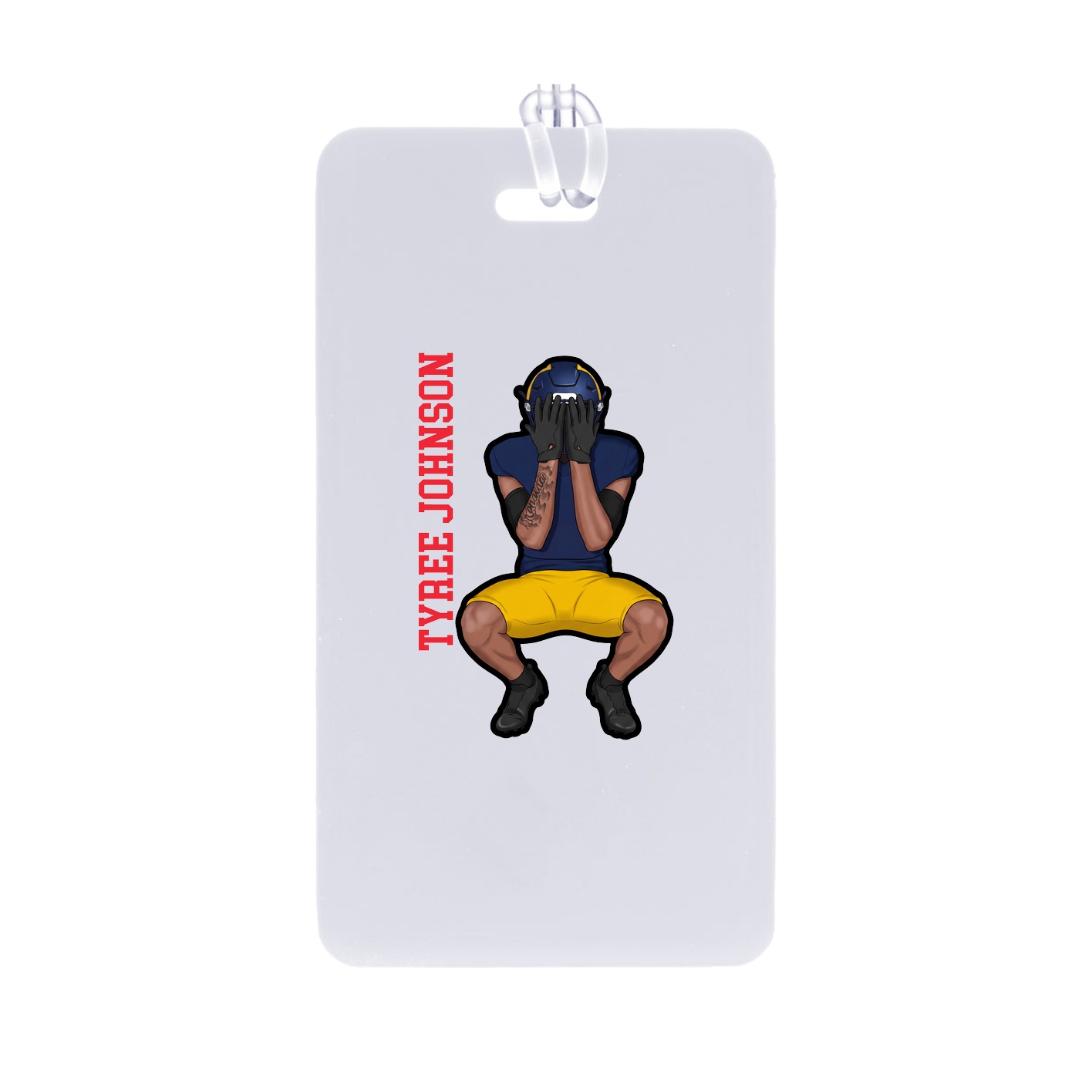 Bag Tag — Name Vertical in Classic