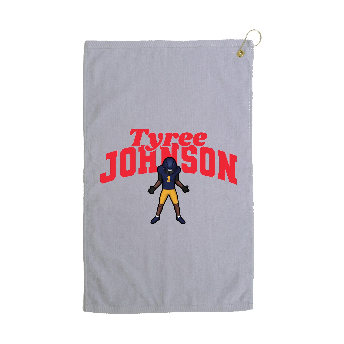 Golf Towel — Signature Arch in Grey