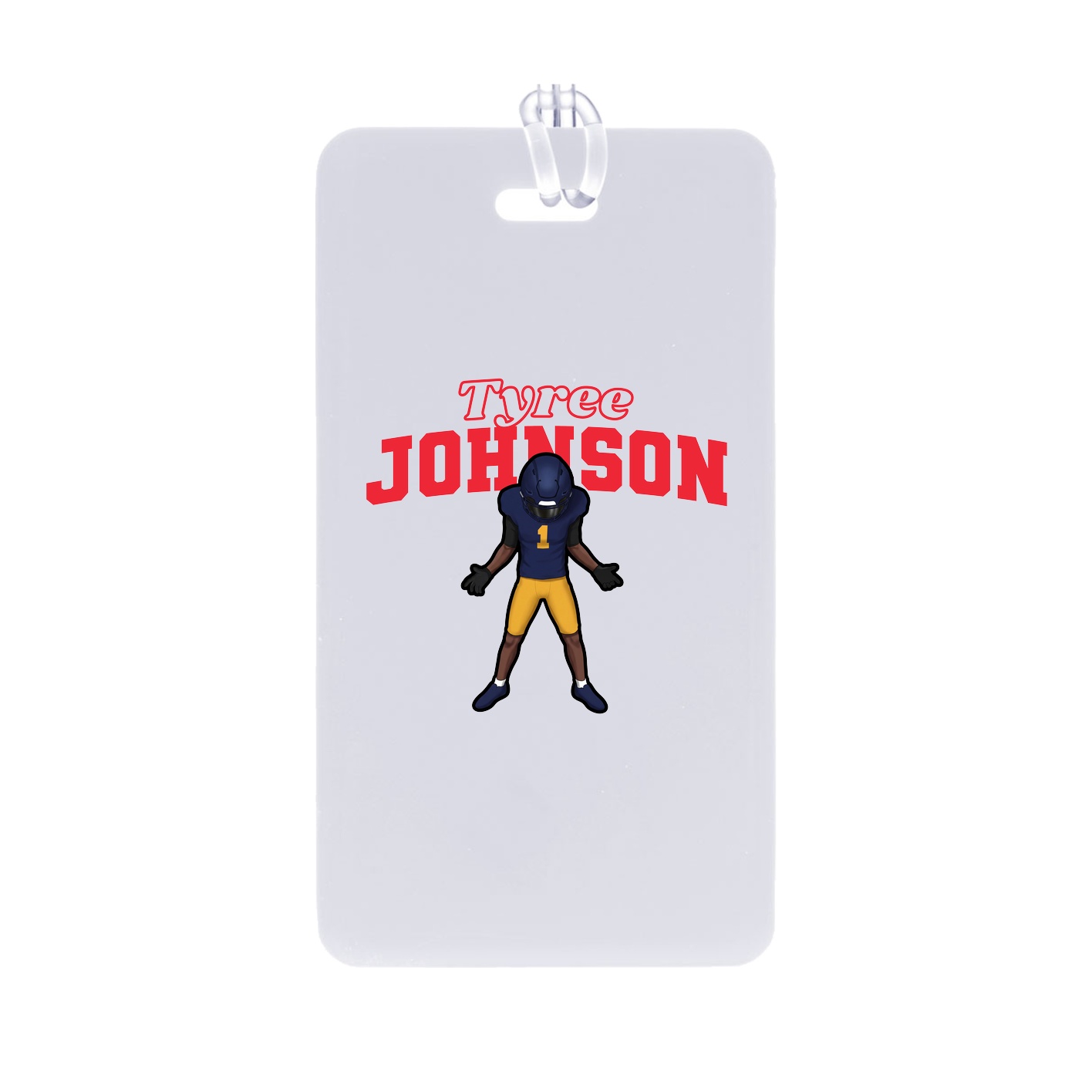 Bag Tag — Name Arch in Classic