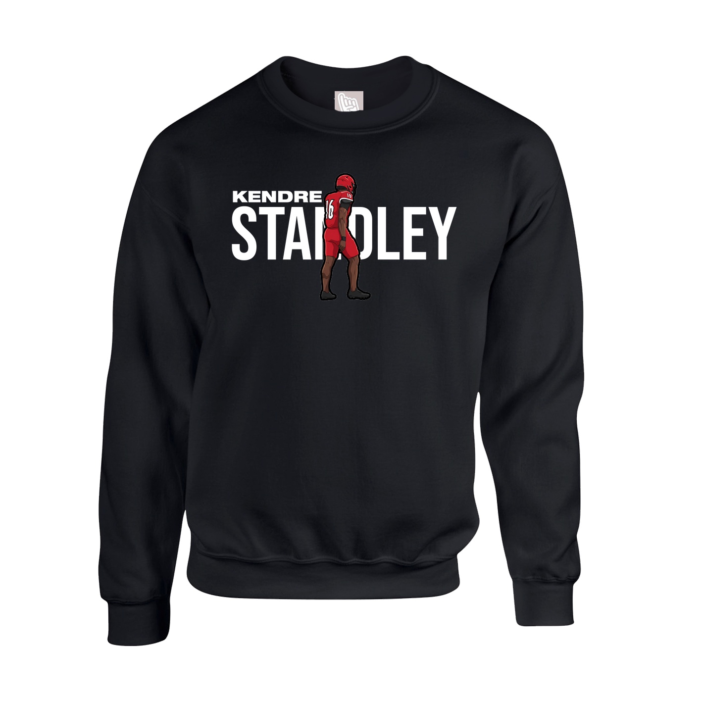 Fleece Crew — Player Name in Black