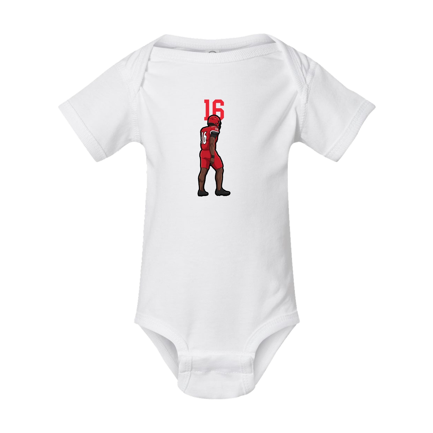 Baby Onesie — Number Top in White