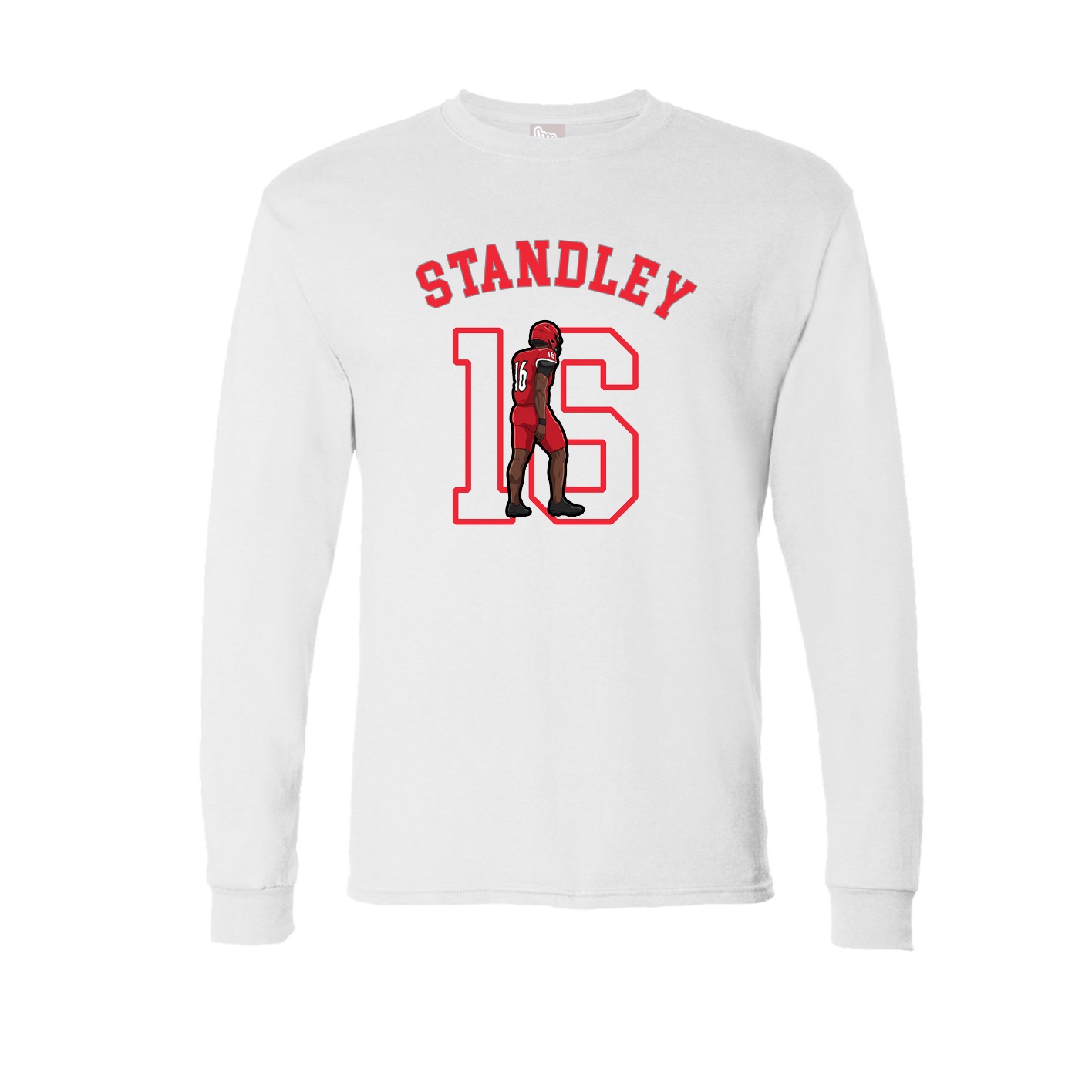 Long Sleeve Tee — Shirsey Arch in White