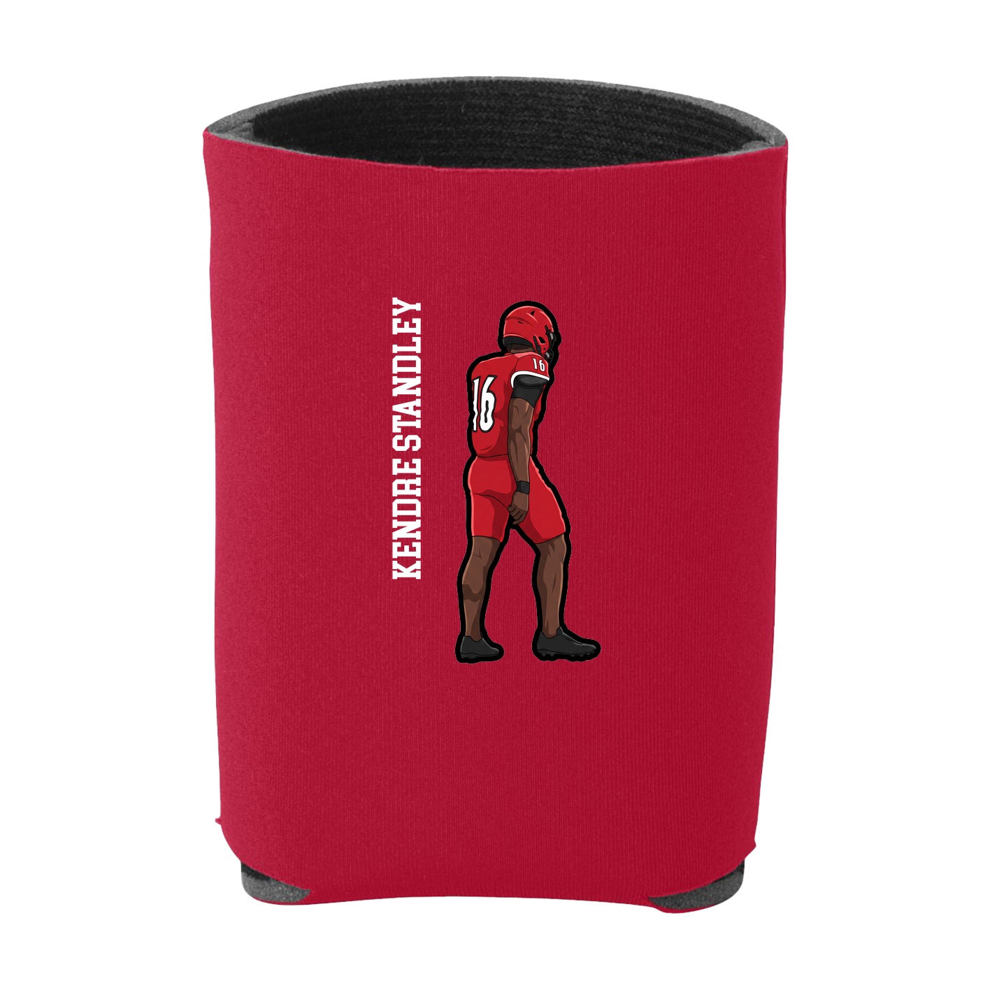 Can Holder — Name Vertical in Red