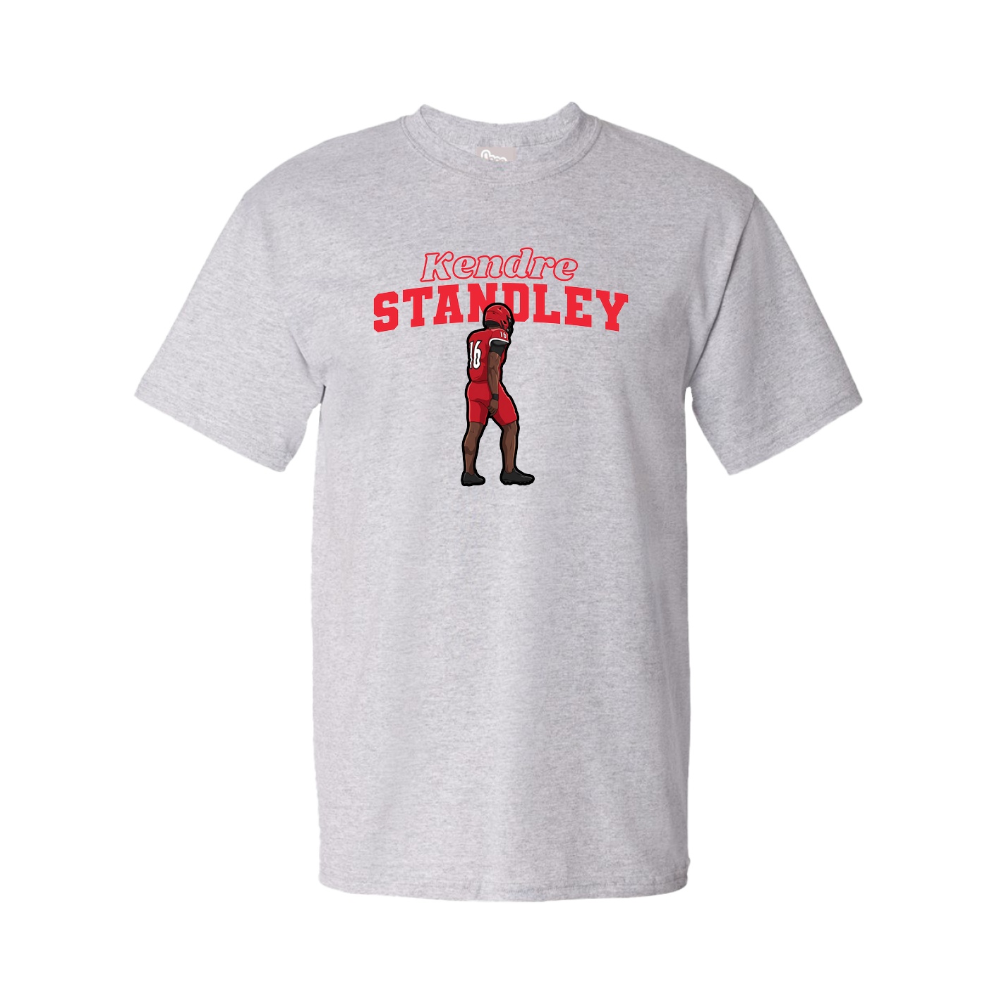 Tee — Name Arch in Grey
