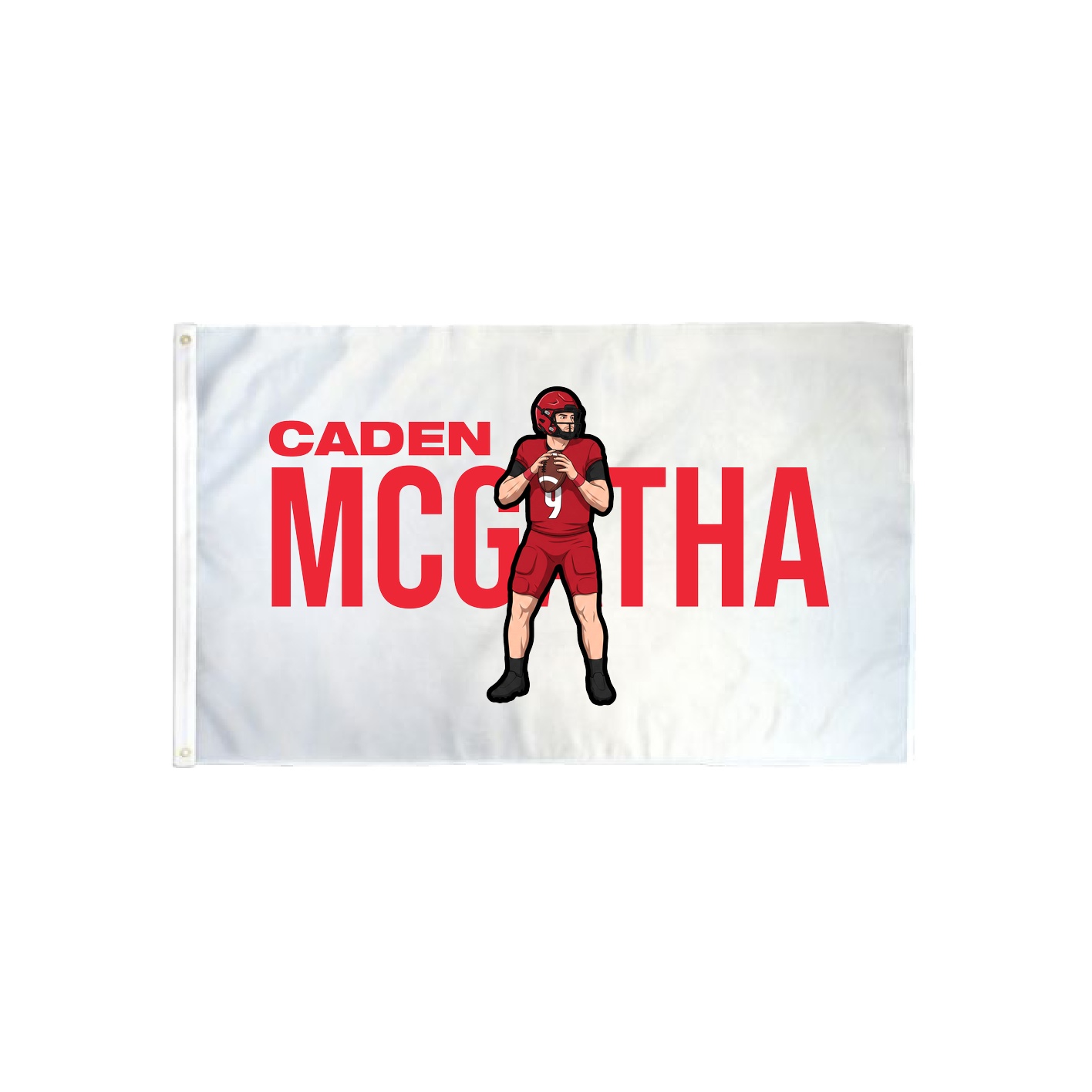 3x5 Flag — Player Name in Classic