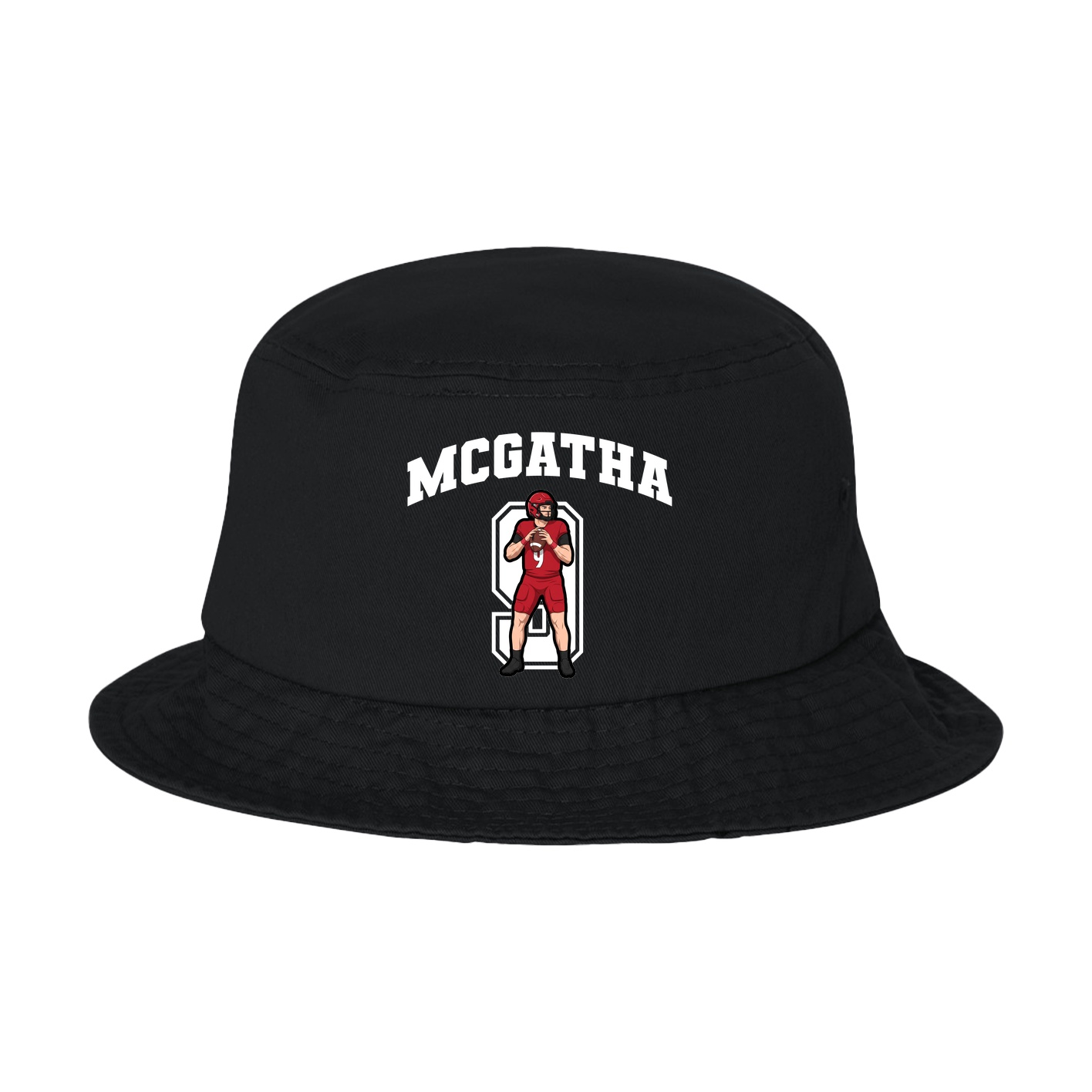 Bucket Cap — Number in Black