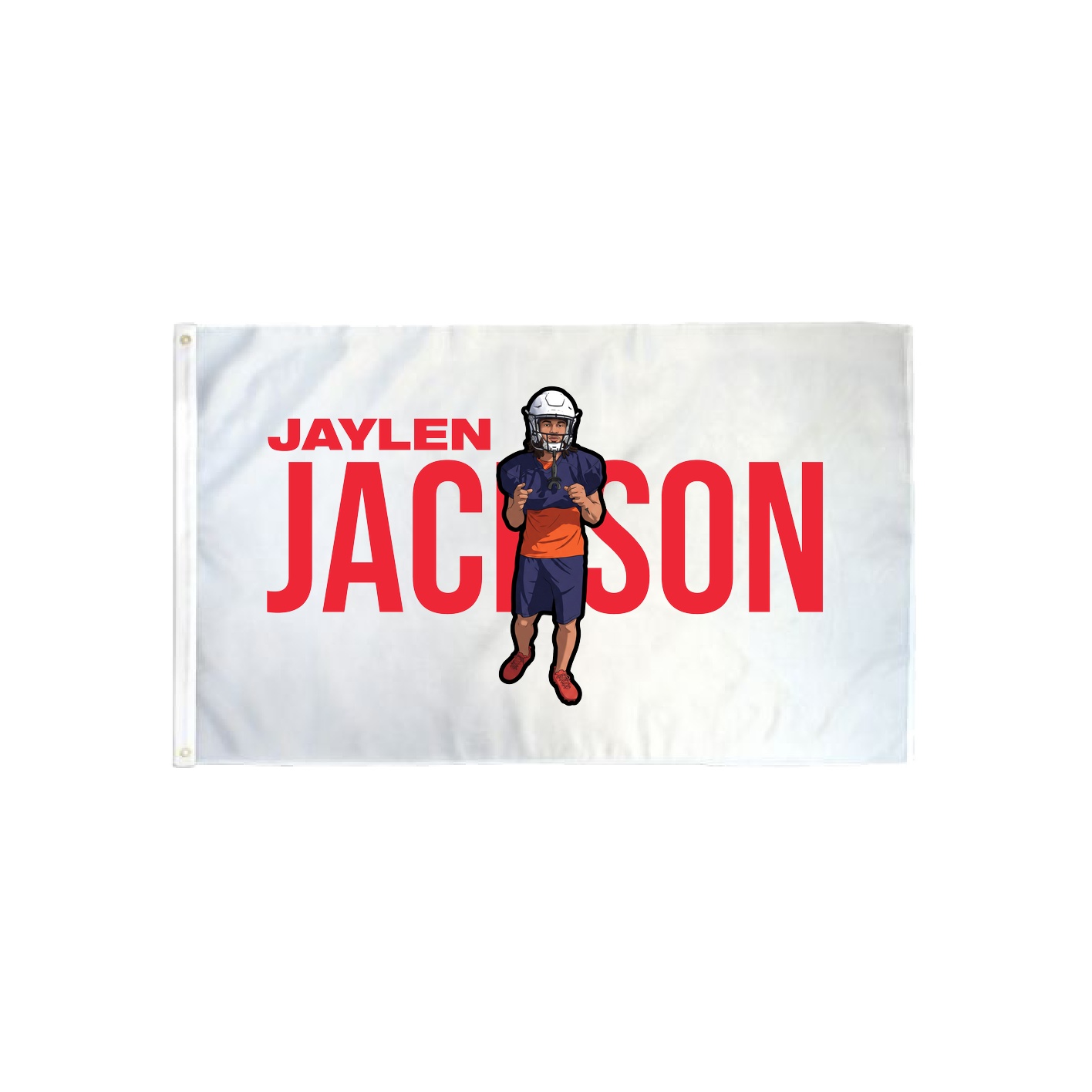 3x5 Flag — Player Name in Classic