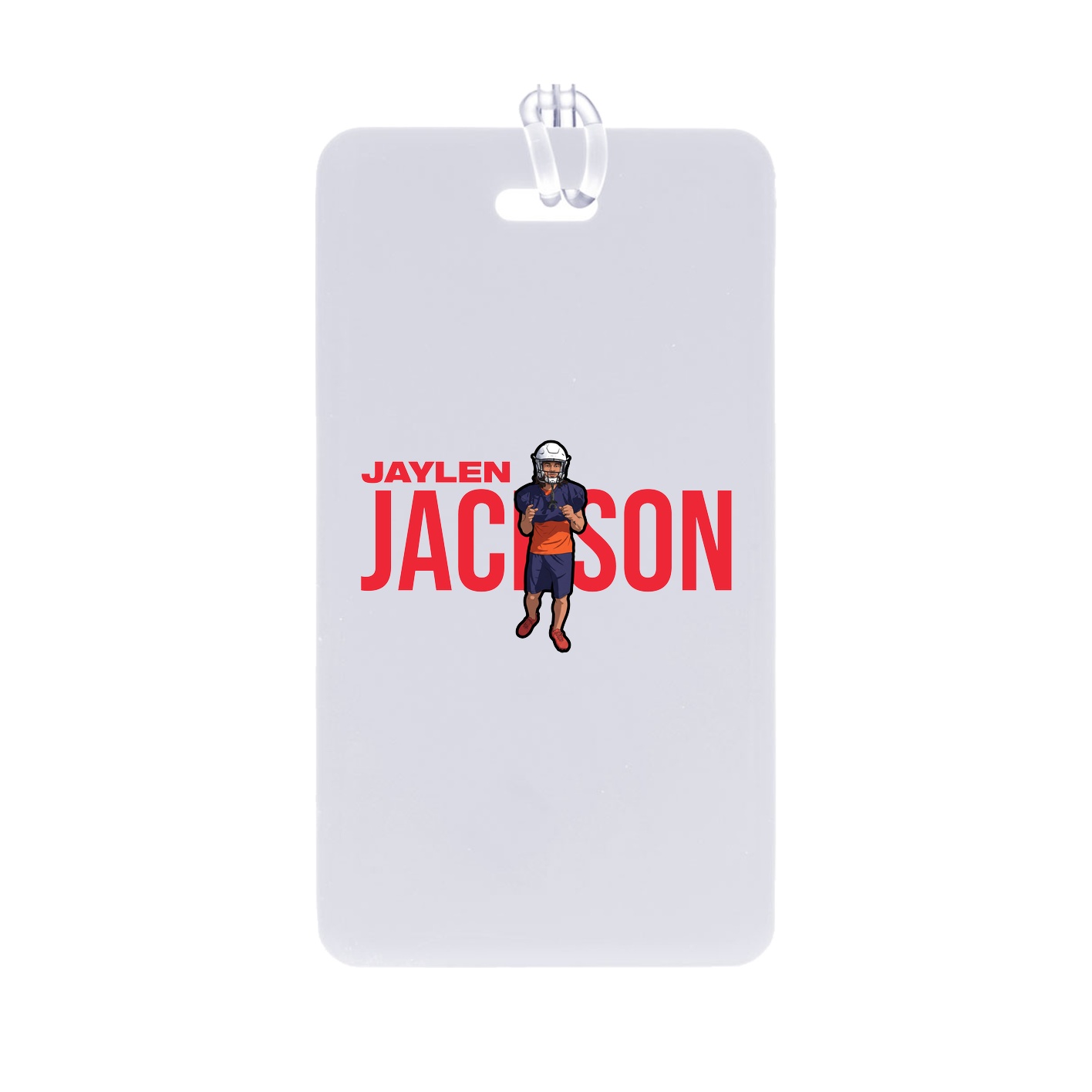 Bag Tag — Player Name in Classic
